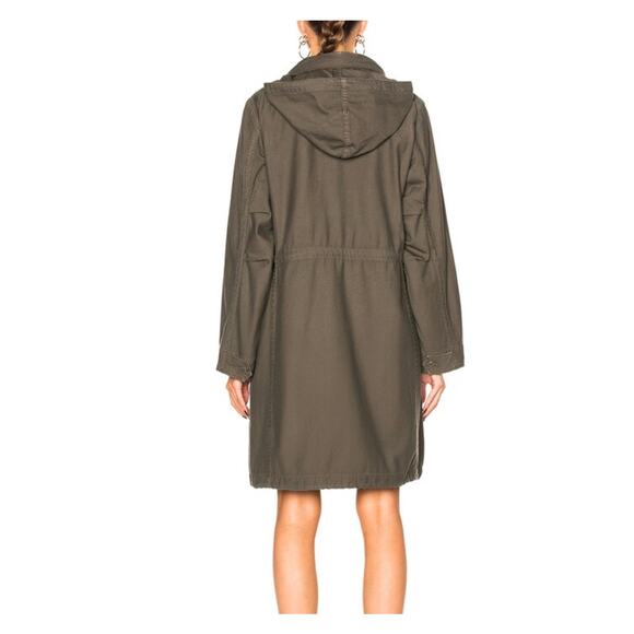 Citizens of humanity surplus parka jacket covert green small - Picture 4 of 10